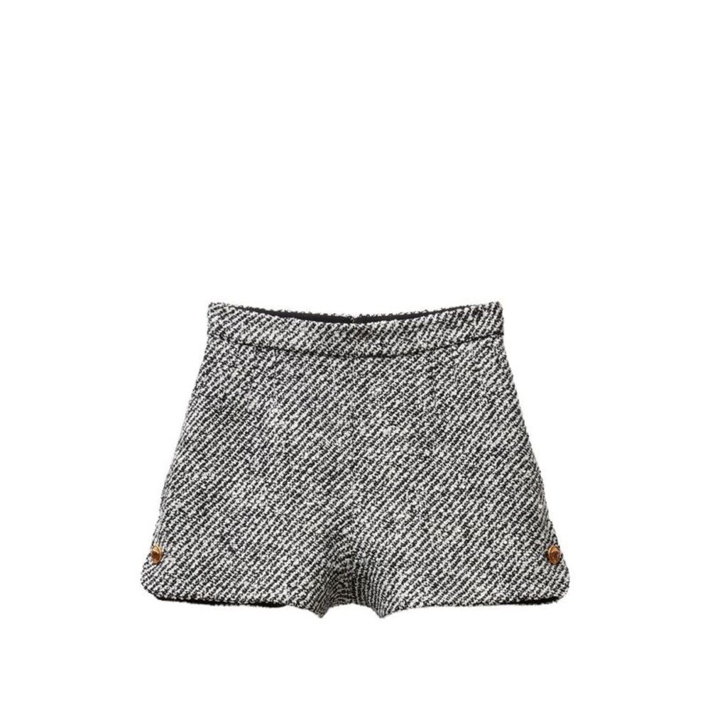Versace Women Bouclé Wool Shorts